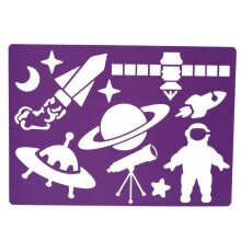 40 Stück Kinder Weihnachten Halloween DIY Zeichnung Schablonen Hohlbrett Set für Kinder Kunststoff Malvorlage