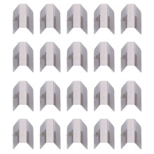 20 Pcs Car Rain Eyebrow Clip Wind Rain Deflector Metal Fitting Clips Replacement for Heko G3 Send Clip