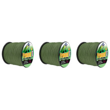 3X Frwanf PE Geflochtene Angel Schnur 4 Strang 100M Super Starker Multifilament Faden für Karpfen Angeln Karpfen Schnüre 12Lb 2.0