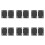 Rubber Skateboard Riser Pad 1/8 3mm Pack of 12 1