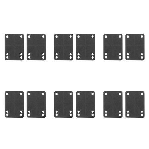 Rubber Skateboard Riser Pad 1/8 3mm Pack of 12