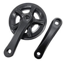2X Pédalier de Vélo à Vitesse Unique 32T Ensemble de Manivelle de Vélo électrique Pliant En Alliage D'Aluminium 127MM Accessoires de Vélo de