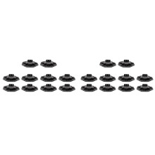 2 Set 18-30mm Adjustable Feet Deck Bearing for Deck Substructure WPC Stone Concrete Floor Tiles High Load Capacity