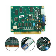 4X 60 in 1 Multicade PCB Board Arcade Game Board with 28P Cable VGA Output Arcade Game Board Horizontal for Jamma Arcade