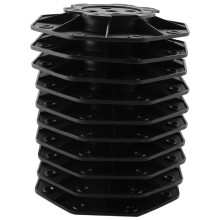 2 Set 18-30mm Adjustable Feet Deck Bearing for Deck Substructure WPC Stone Concrete Floor Tiles High Load Capacity