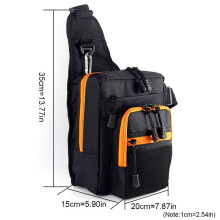 2X Vistas Waterdichte Hengel Cover Tas Grote Capaciteit Visserij-Reel Lokken Tackle Bag Outdoor Schoudertassen Zwart