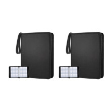2X Trading Card Binder 900 Pockets, 9-Pocket Card Collection Binder,for Game/Football/Baseball Card Black