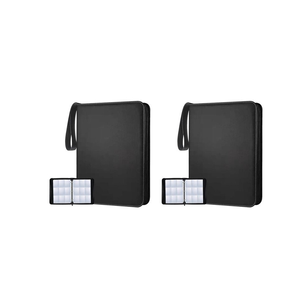 2X Trading Card Binder 900 Pockets, 9-Pocket Card Collection Binder,For Game/Football/Baseball Card Black 6033664569150