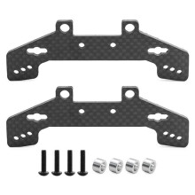 RC Car Upgrade Fram och Bak Långbent Stötdämpare Kit för TT02 TT02R RC Biltillbehör