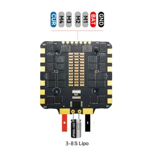 BLS 90A ESC 4 em 1 FPV ESC Sem Escova 3-6S 30,5x30,5 DSHOT600 Protocolo ESC para RC FPV 13/15 Polegadas Peças de Drones Estilo Livre 2