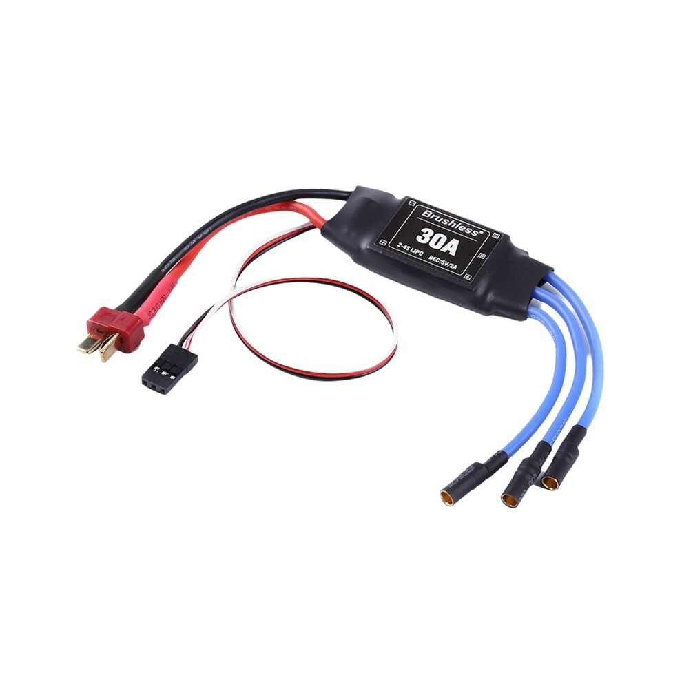 Xxd Brushless 30A Esc 2-4S Electric Speed Controller With 5V 2A Bec For Rc Multicopter Helicopter Airplane T Plug 6031093241999