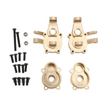 RC Car Upgrade Brass Front Steering Cup Kit för MJX H8H 1/10 YK4102 YK4103 YK4104 YK4106 YK4082 RC Car Upgrade Part