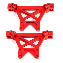 RC Car Upgrade Främre & Bakre Stötdämparsats för 1/10 E-Maxx/T-Maxx RC Car Upgrade Delar Röd