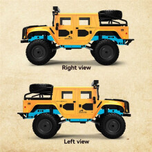 Full Scale High-Speed Four-Wheel Drive RC Car 1/12 - Off-Road Climbing Simulation Outdoor Toy for Boys Yellow