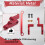 Kit di Sterzo per Auto RC 2706 per  1/12 124008, Accessori per Auto RC 3