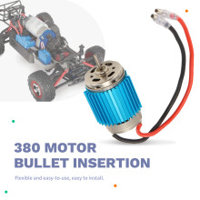 380 Bürsten-RC-Motor Bürsten-Elektromotor Hochbürstenmotor mit Kühlkörper für 7075 Titan RC-Automodell Universal 28T
