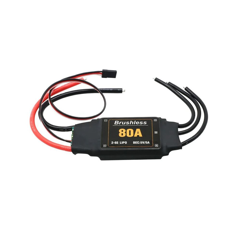 Rc Brushless 80A Esc Speed Controler 2-6S With 5V 5A Ubec For Rc Fpv Quadcopter Rc Airplanes Helicopter 4712490942000