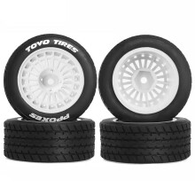 Pneu de Borracha para Carro Off-Road para MJX para Go 14301, 14302 e 14303 de 60 mm para Atualização de Carro RC 1/14 D