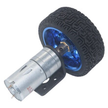 6V Kits Hobby RC Vehicle Gear Motors Robot Parts 65mm Wheel Kit 60 RPM Gearmotors for Robot Toy Car