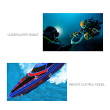 12V-24V 20A Underwater Jet Boat Thruster Engine 4 Blade CW CCW Motor for DIY RC Robot Decoy Nest Boat Submarine