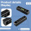 Adjustable RC Height Ruler Chassis Droop Gauge Support Blocks Chassis Measureing Kit RC Car Replacement 7