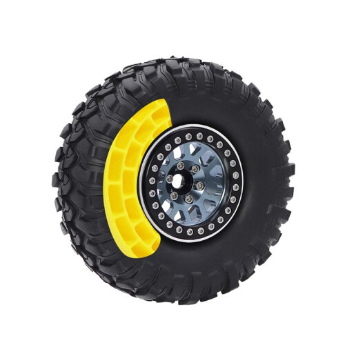 Pneus de 1,55 Polegadas, Inserção de Espuma de Borracha de Silicone para Pneus de 1,55 Polegadas de 95-97 mm, Peças de Atualização para Carro RC, 1