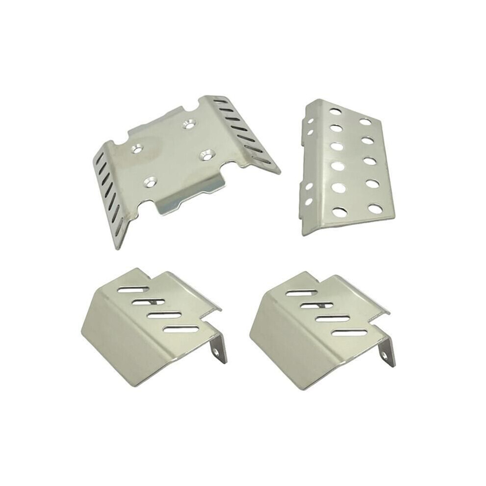 Rc Car Upgrade Chassis Armor Kit For Mjx H8h H8h+ H8p Rc Car Accessories Silver 6033701962265