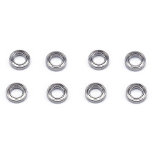 8Pcs 144001-1296 Bearing for 144001 1/14 4WD RC Car Spare Parts Upgrade Accessories,4X7X1.8