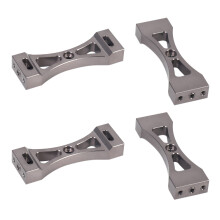 4Pcs Metal Bracket for WPL B1 B14 B16 B24 C14 C24 B36 MN D90 D91 RC Car Upgrade Metal DIY Parts Kit