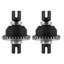 2X Ensemble DifféRentiel EA1057 pour JLB Racing CHEETAH 1/10 Accessoires de PièCes de Voiture RC Sans Balais