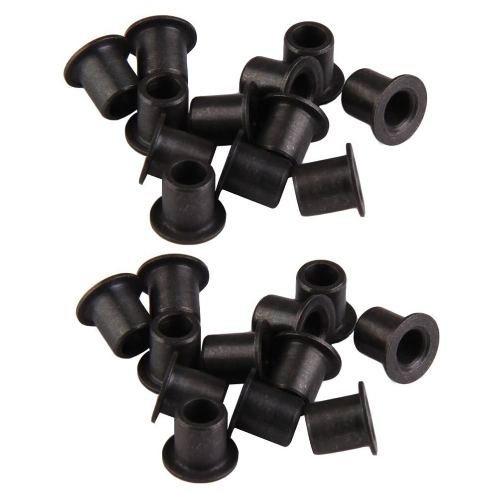 24Pcs 02101 Steering Pivot Bushing C-Hub Bushings Hsp Spare Parts Nitro Rc Car Parts For 1/10 R/C Model Car Black 4712708509865