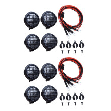 8 Led White Light with Lampshade for 1/10  Hsp Rc Crawler Accessory Rc Car Parts C