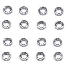 16Pcs 144001-1296 Bearing for 144001 1/14 4WD RC Car Spare Parts Upgrade Accessories,167X1.8