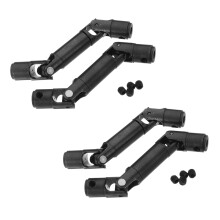 4PCS Upgrade Metal Driving Shaft for WPL HengLong 1/16 RC Car Parts Crawlers Truck,Black
