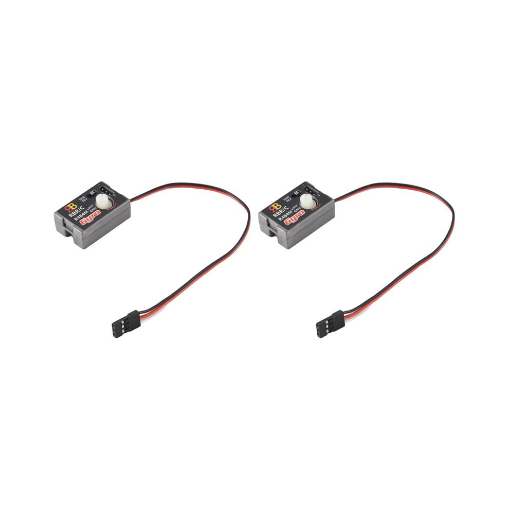 2X Gyro Gyroscope For Wpl D12 1/10 Rc Car Drift Racing Car Steering Output Integrated Compact -Weight Design Light 4711371871156