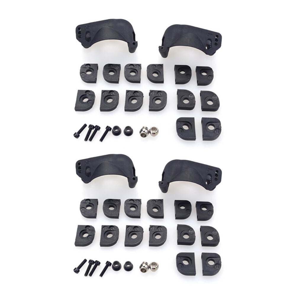 2X 8037 C-Mounts Base For 1/8 Zd Racing 9021 9020 08421 08423 Rc Car Parts Accessories Black 6031068205704