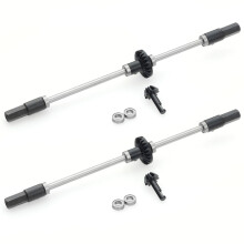 2X Upgrade Steel Gear Bridge Axle Gear Steering Cup Kit for MN D90 D91 MN99 MN99S 1/12 RC Car Spare Parts,R