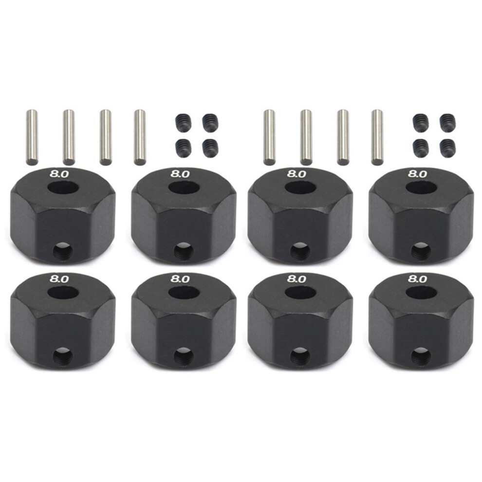 8Pcs 12Mm Wheel Hex Hub For 1/10 Rc Crawler Axial Scx10 Traxxax Trx4 Mst Rc Car Part,8Mm 4711037245406