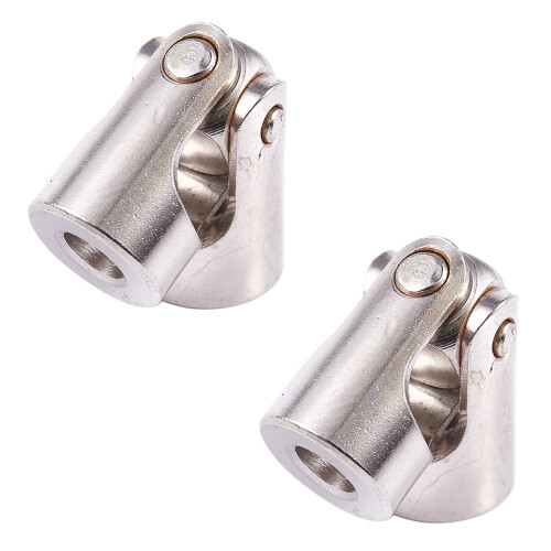 2X RC Model Ship Rotatable  Universal Joint Joint Connection 4mm to 3mm