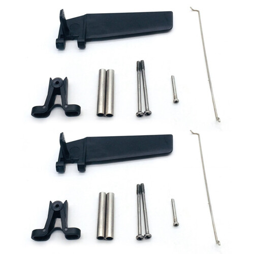 2X FT009-7 Pezzo di Ricambio Timone Feilun per Barca Feilun FT009 RC