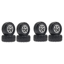 2X Pneu de Roda de 73mm para WPL C14 C24 B24 B36 MN D90 MN-90 MN99S FY003 FY004 Acessórios de Peças de AtualizaçãO de Carro RC