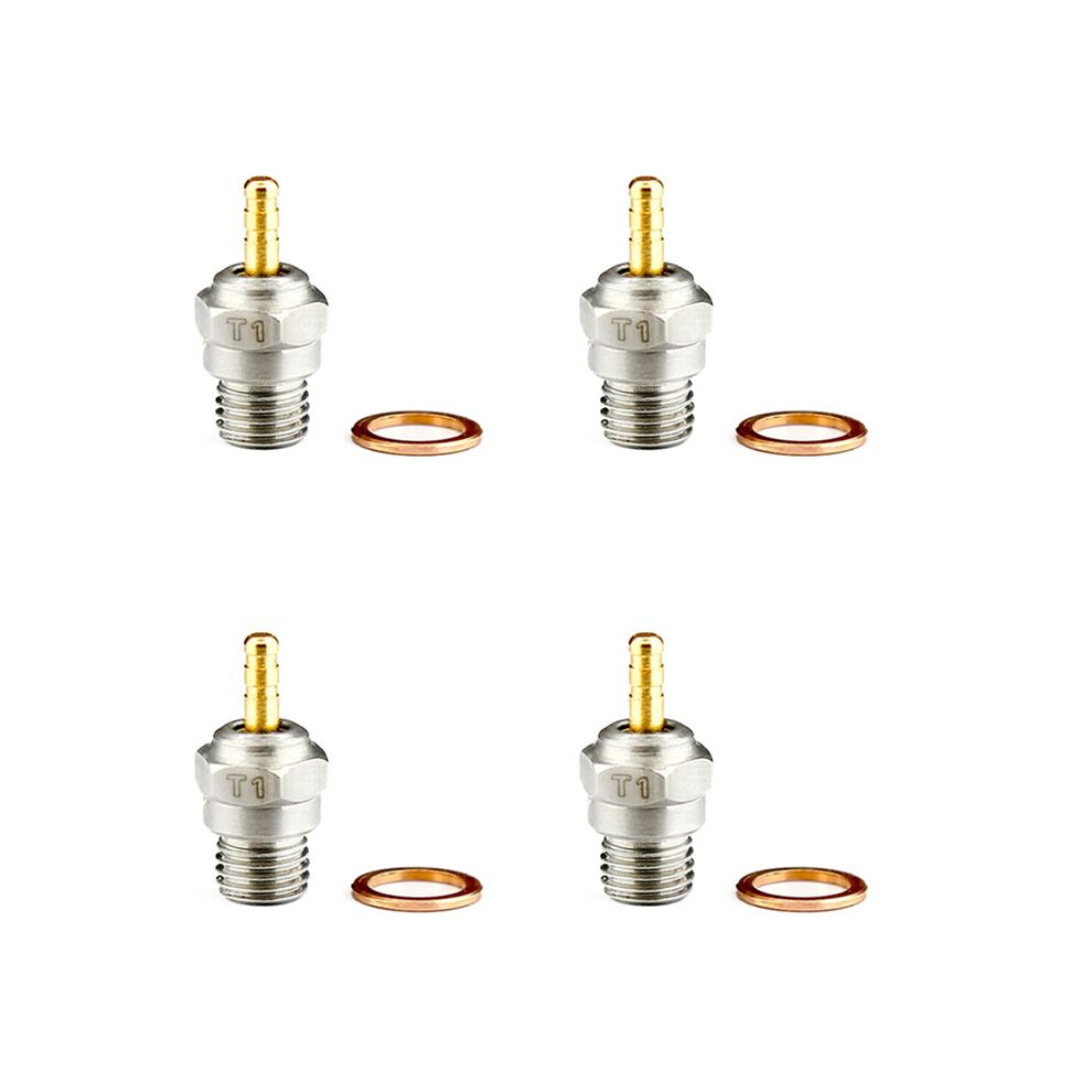 4X 70117 Glow Plug For T1 N3 N4 Hot Spark Nitro Engine Parts Replace Os 8 For Hsp Hpi Redcat 1/8 1/10 4712560778317