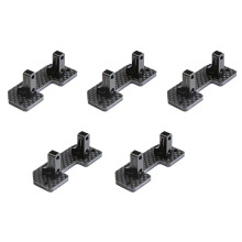 5X Carbon Fiber Servo Mount Axle Servo Fixed Bracket for Axial SCX10 SCX10 II 90046 1/10 RC Crawler Car Upgrade Parts