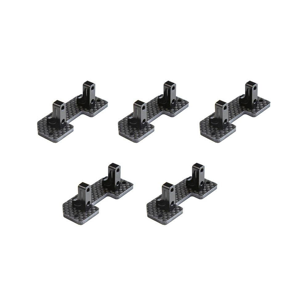 5X Carbon Fiber Servo Mount Axle Servo Fixed Bracket For Axial Scx10 Scx10 Ii 90046 1/10 Rc Crawler Car Upgrade Parts 6032031515912