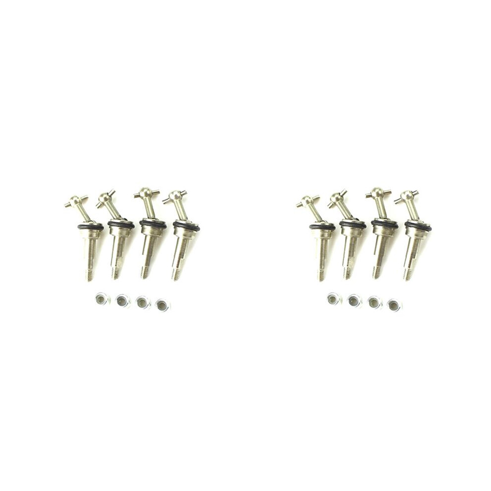 8Pcs Metal Cvd Universal Joint Shaft With M2 Nut For K969 K989 K979 P929 1/28 Rc Car Upgrades Parts 4711022276743
