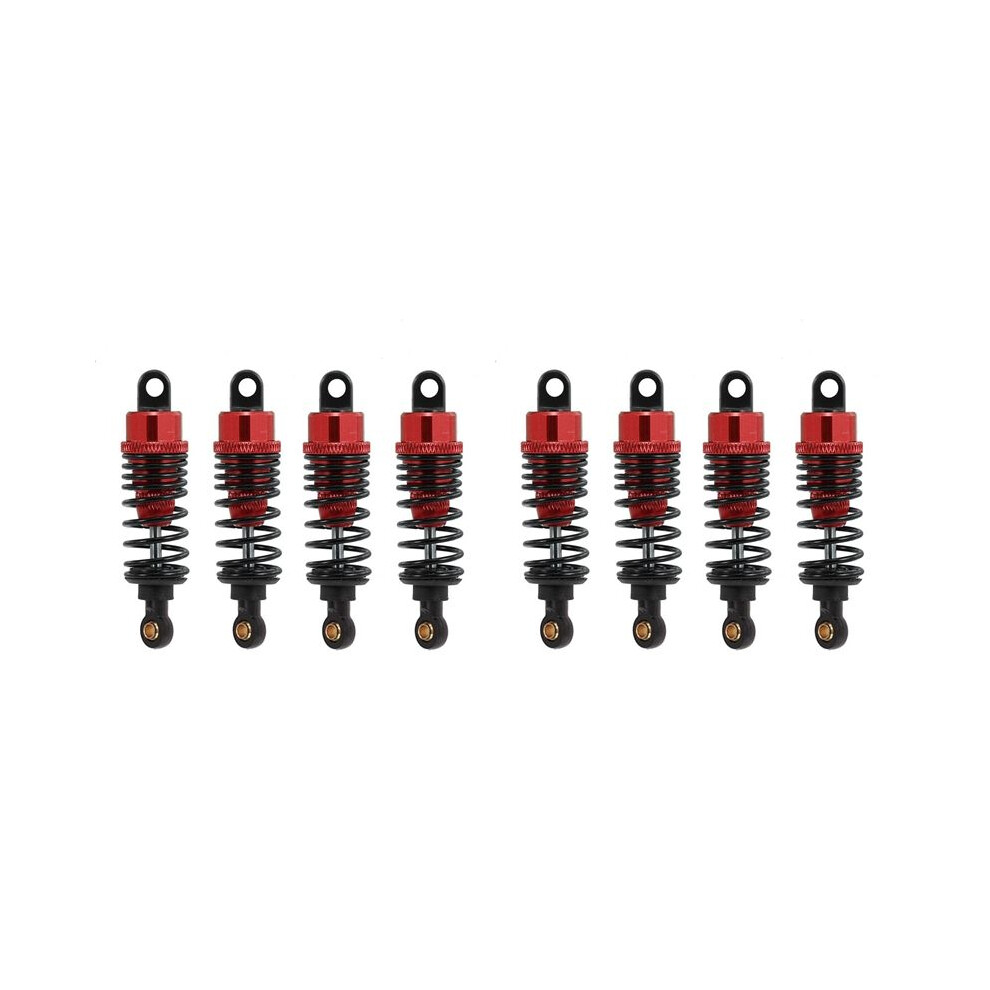8Pcs Metal Damper For Tt01 Tt02 Ta05 Tl01 Ta03 Mf01x M05 M06 1/10 Rc Car Upgrade Parts, Red 4713713342058