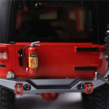 4 Stück Simulation -Feuerlöscher für 1/10 RC Raupenauto Axial SCX10 TRX4 RC4WD D90 Dekorationsteile,Rot