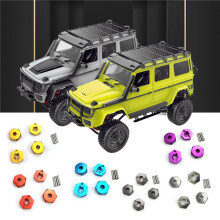 3Conjunto Adaptador Hexagonal de Cubo de Rueda Combinador de 12 mm para MN86K MN86KS MN86 MN86S MN G500 1/12 RC Accesorios de Piezas de Actualización