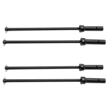 4 Peças Do Eixo de Acionamento Traseiro Dianteiro de Metal CVD para ARRMA 1/5 Outcast KRATON 4X4 8S BLX RC CaminhãO Peças de AtualizaçãO Do Carro