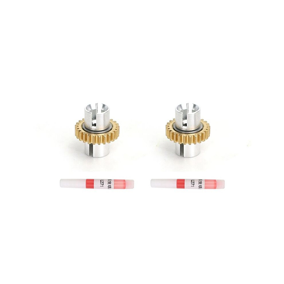 2X Metal Gearbox Differential Diff Assembly For Ldrc Ae86 1/18 Rc Car Upgrade Parts Accessories 6033601696529